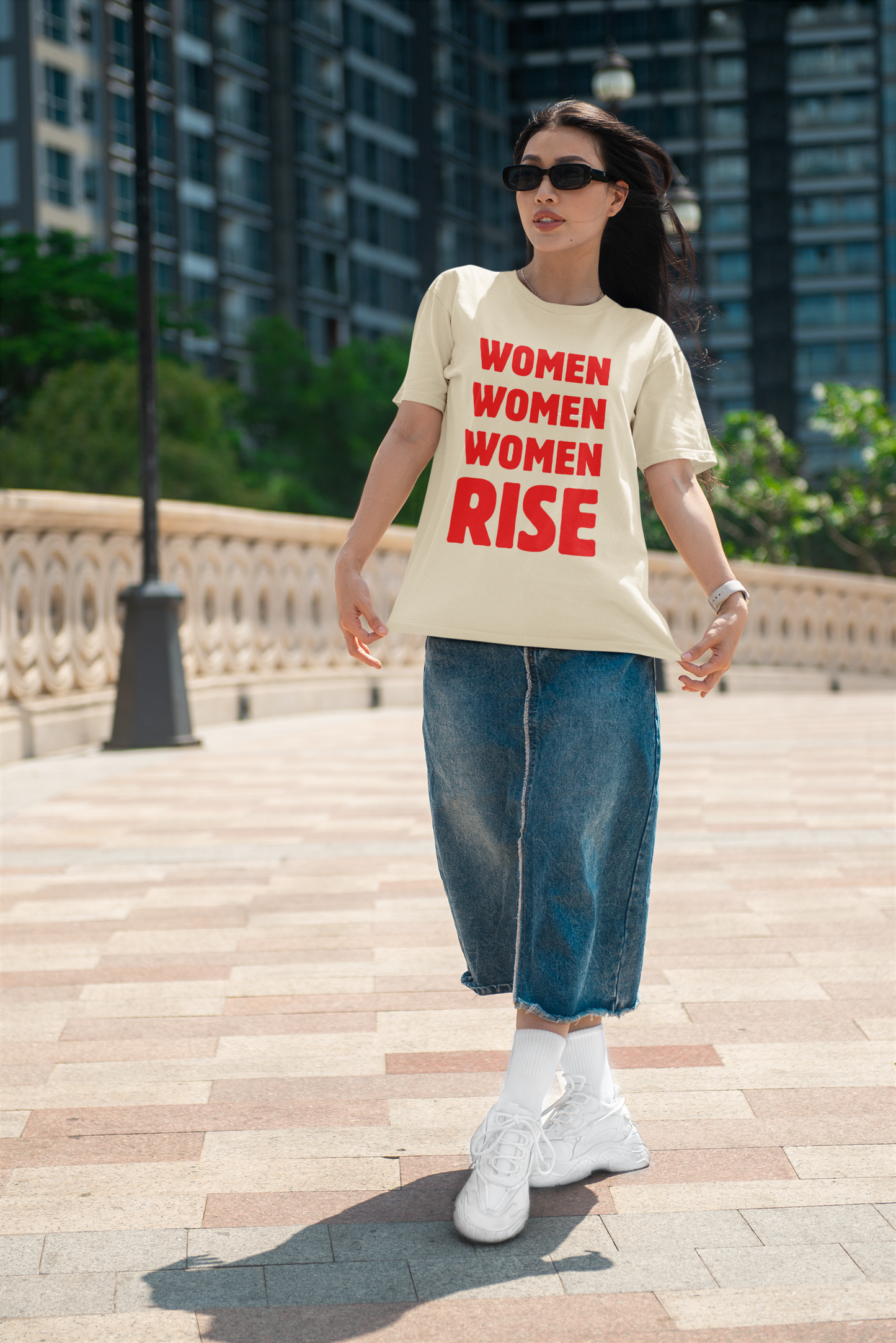 Rise - Premium Feminist Oversized T-shirt