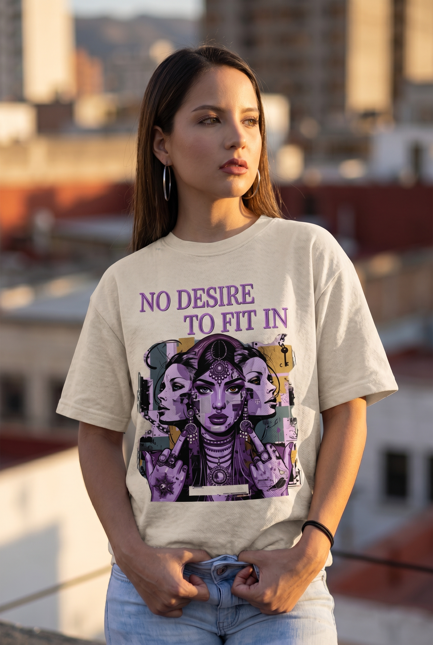 No Desire - Premium Feminist Oversized T-shirt
