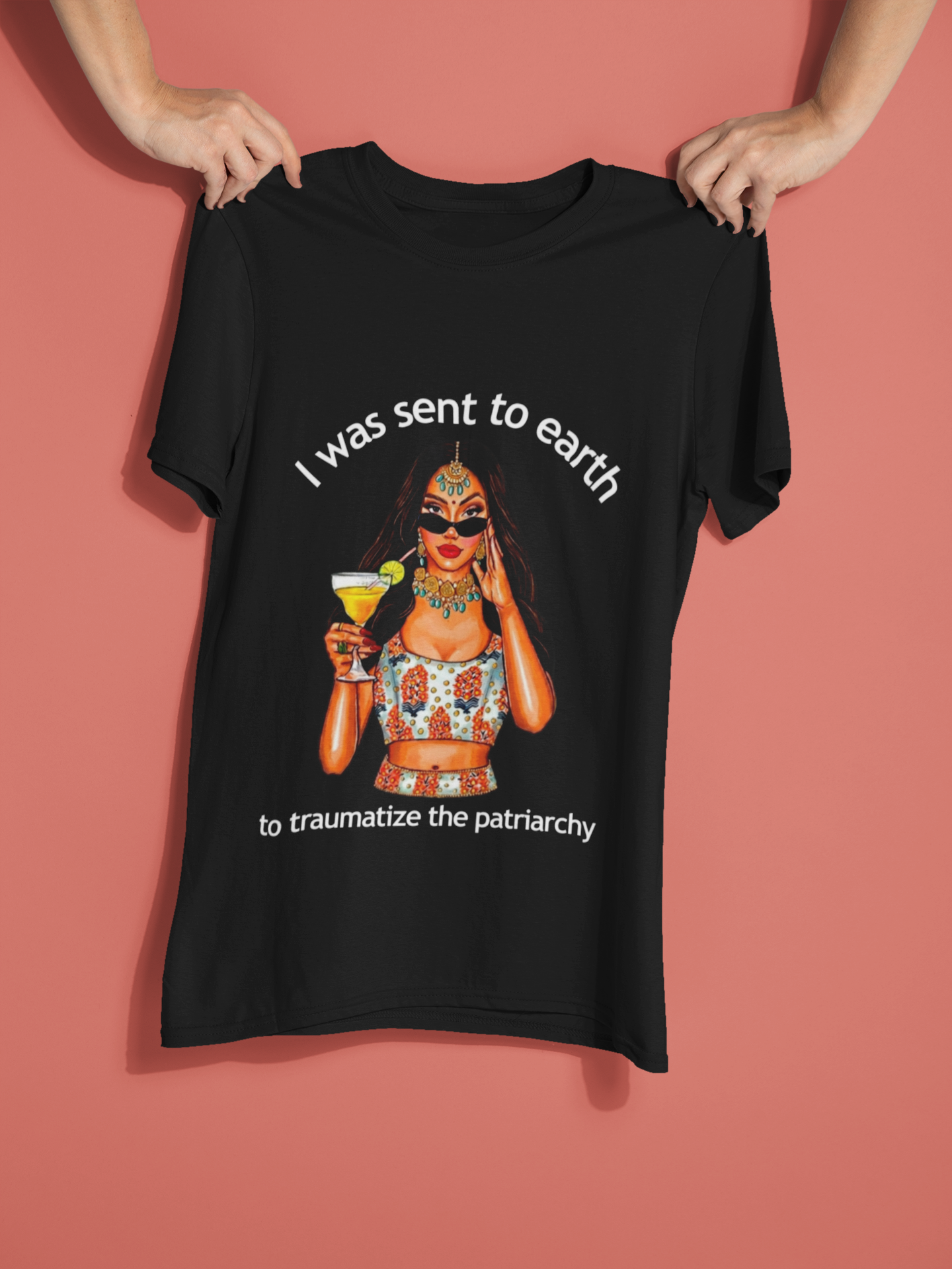 Funny Feminist T-shirt - Traumatize Patriarchy