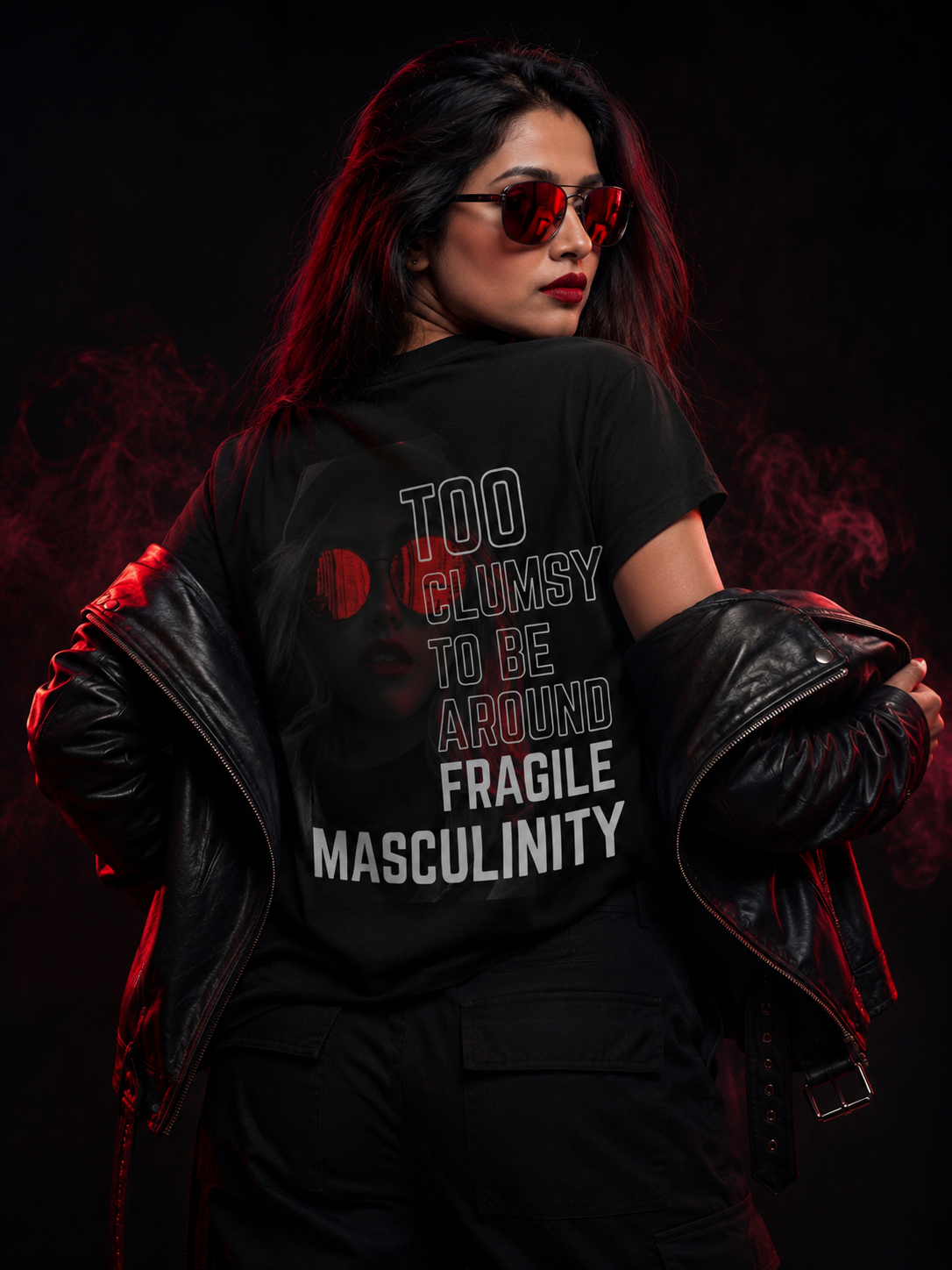 Fragile Masculinity - Powerful Feminist Oversized T-shirt