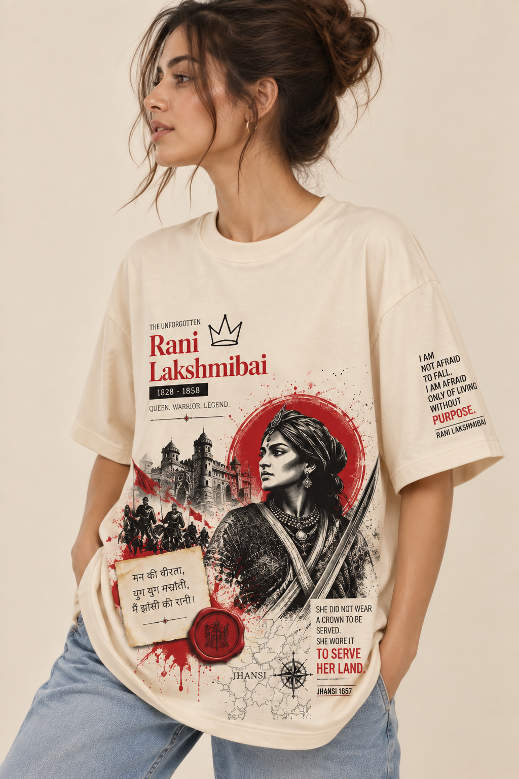 Rani Lakshmibai – The Unforgotten Women's Tshirt