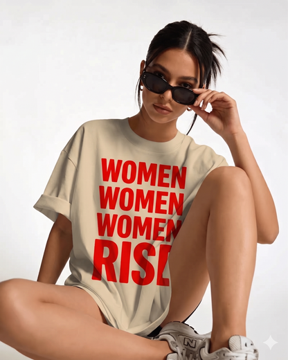 Rise - Premium Feminist Oversized T-shirt