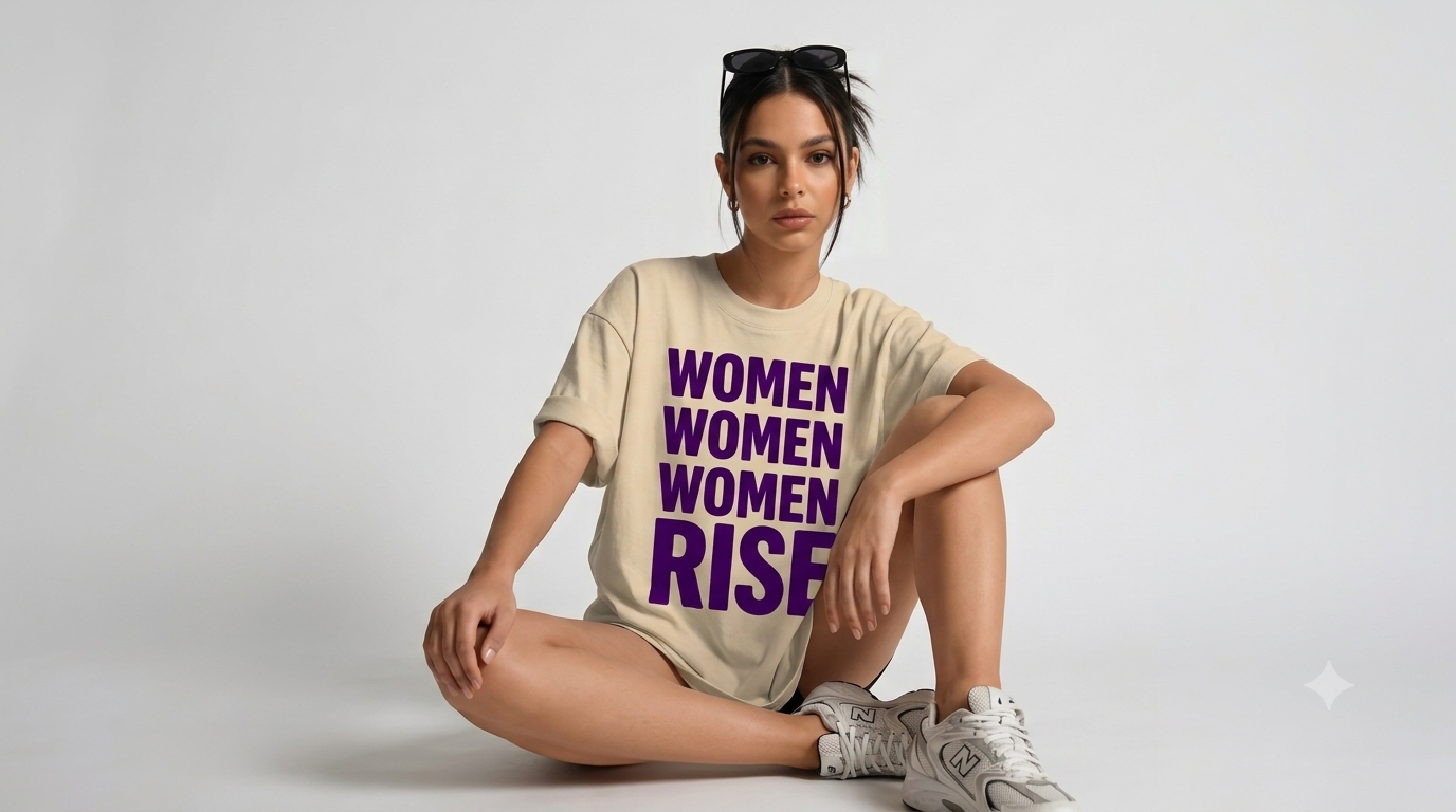 Rise - Premium Feminist Oversized T-shirt