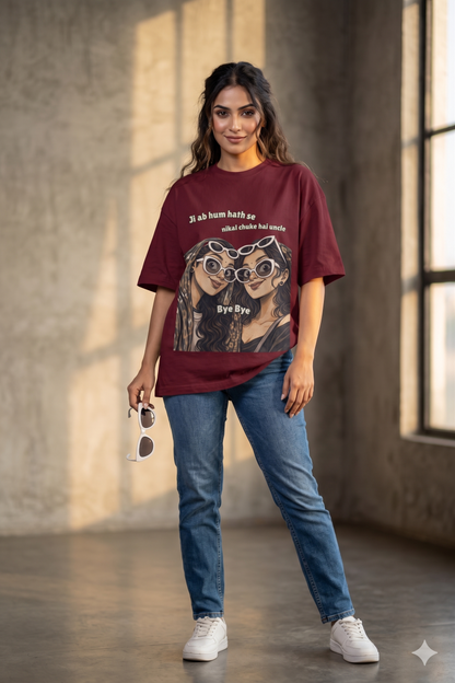 Nikal Chuke - Premium Feminist Oversized T-shirt