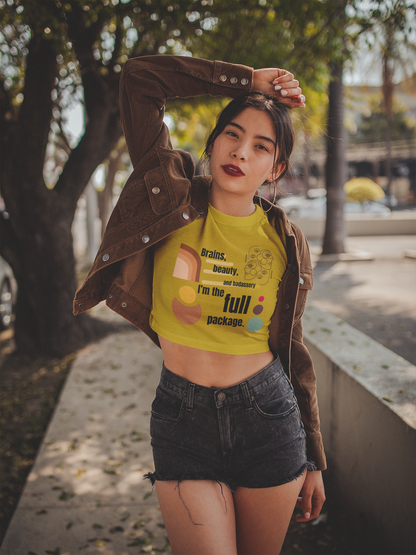 The Full Package | Feminist Women's Crop Top