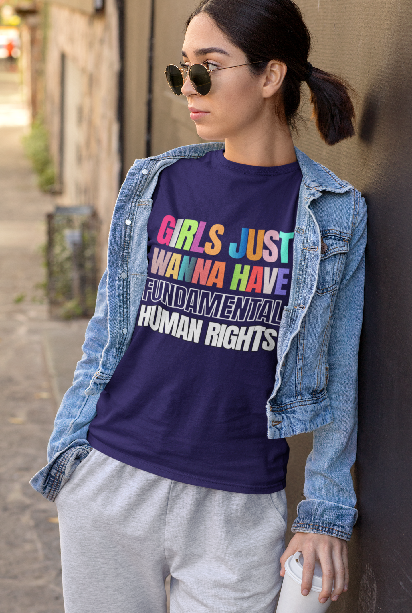 Funny Feminist T-shirt - Fundamental Human Rights