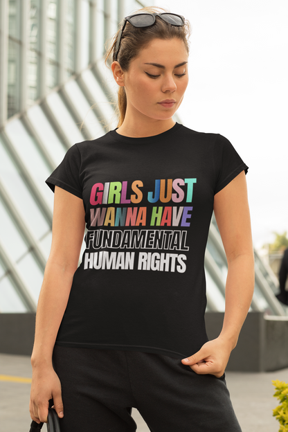 Funny Feminist T-shirt - Fundamental Human Rights