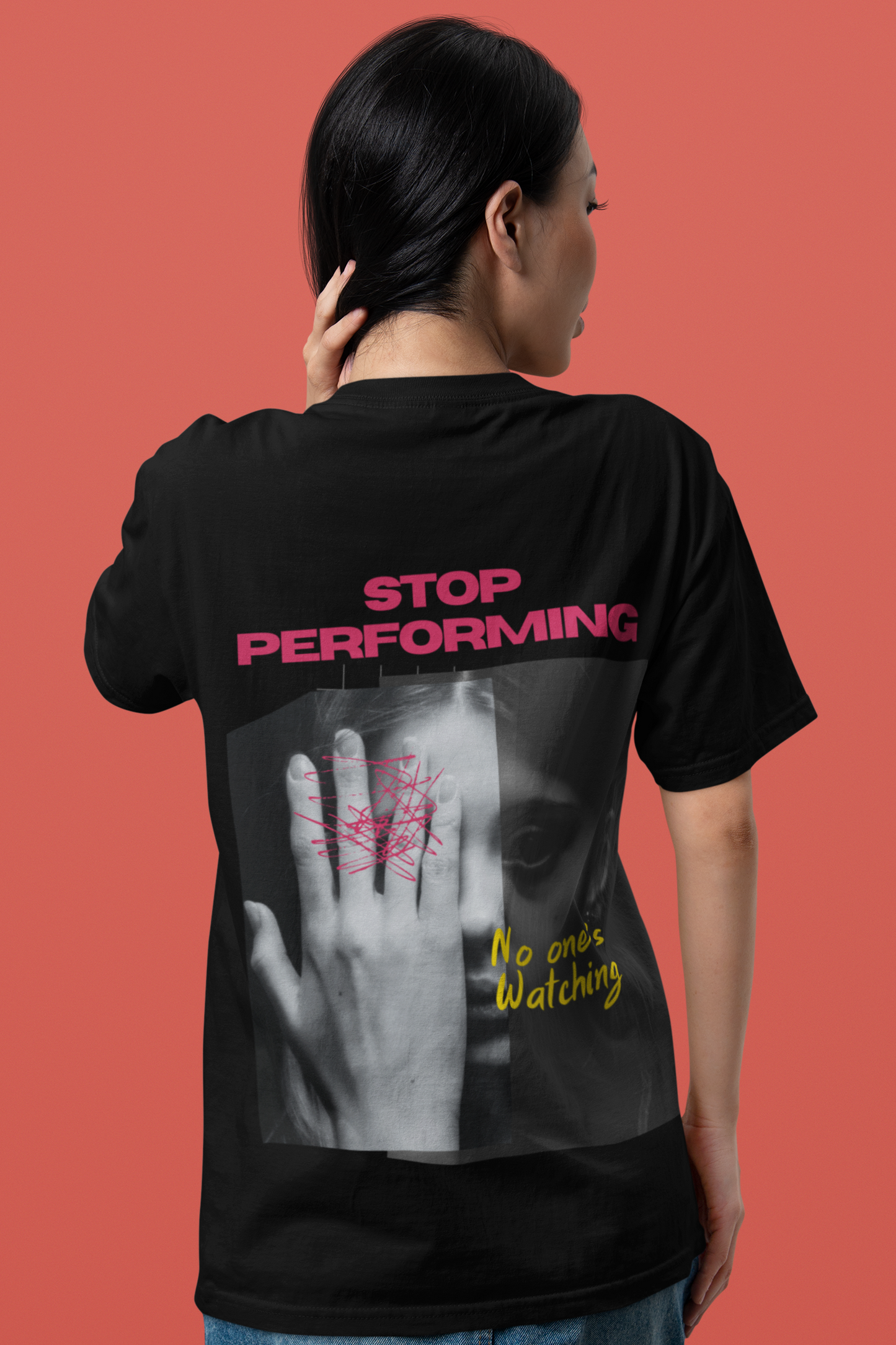 STOP Performing | Feminist Oversized Unisex T-shirt
