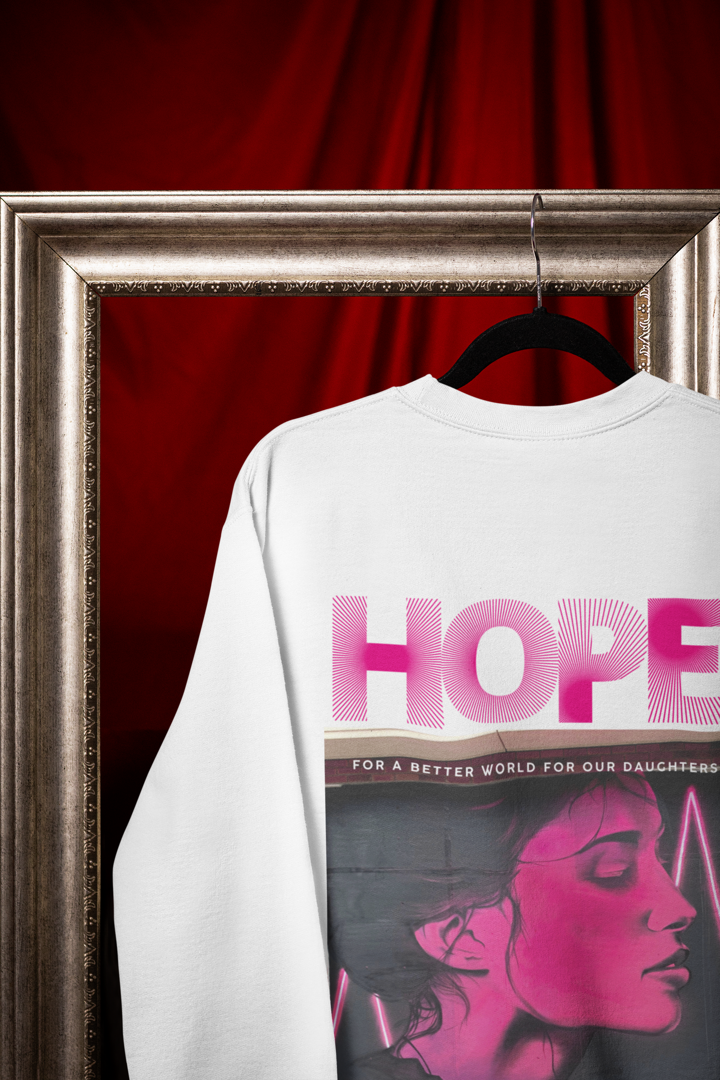 HOPE Full Back Print-Oversized Premium Comfort Sweatshirt