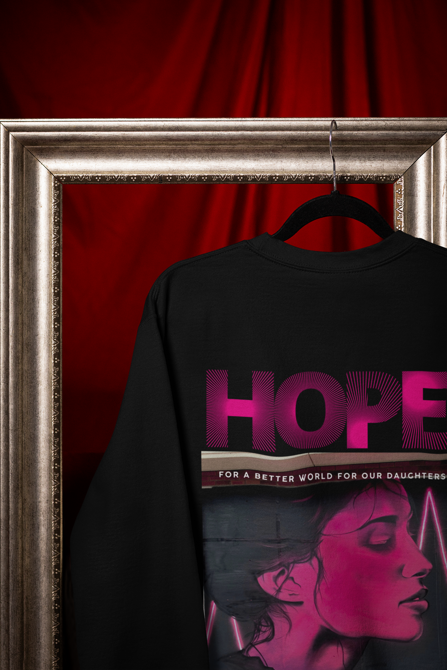 HOPE Full Back Print-Oversized Premium Comfort Sweatshirt