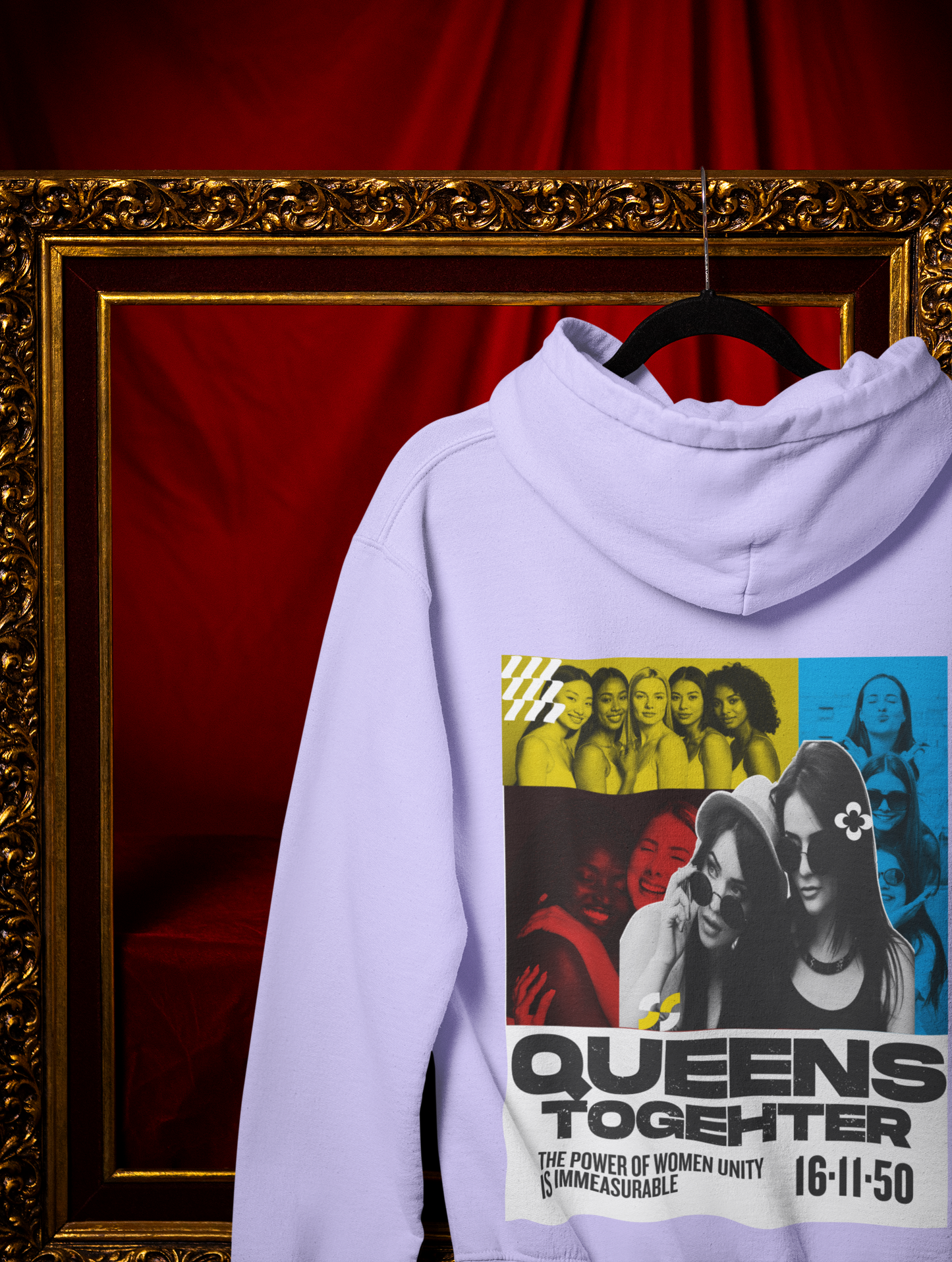 Queens-Unisex Feminist Oversized Hoodie