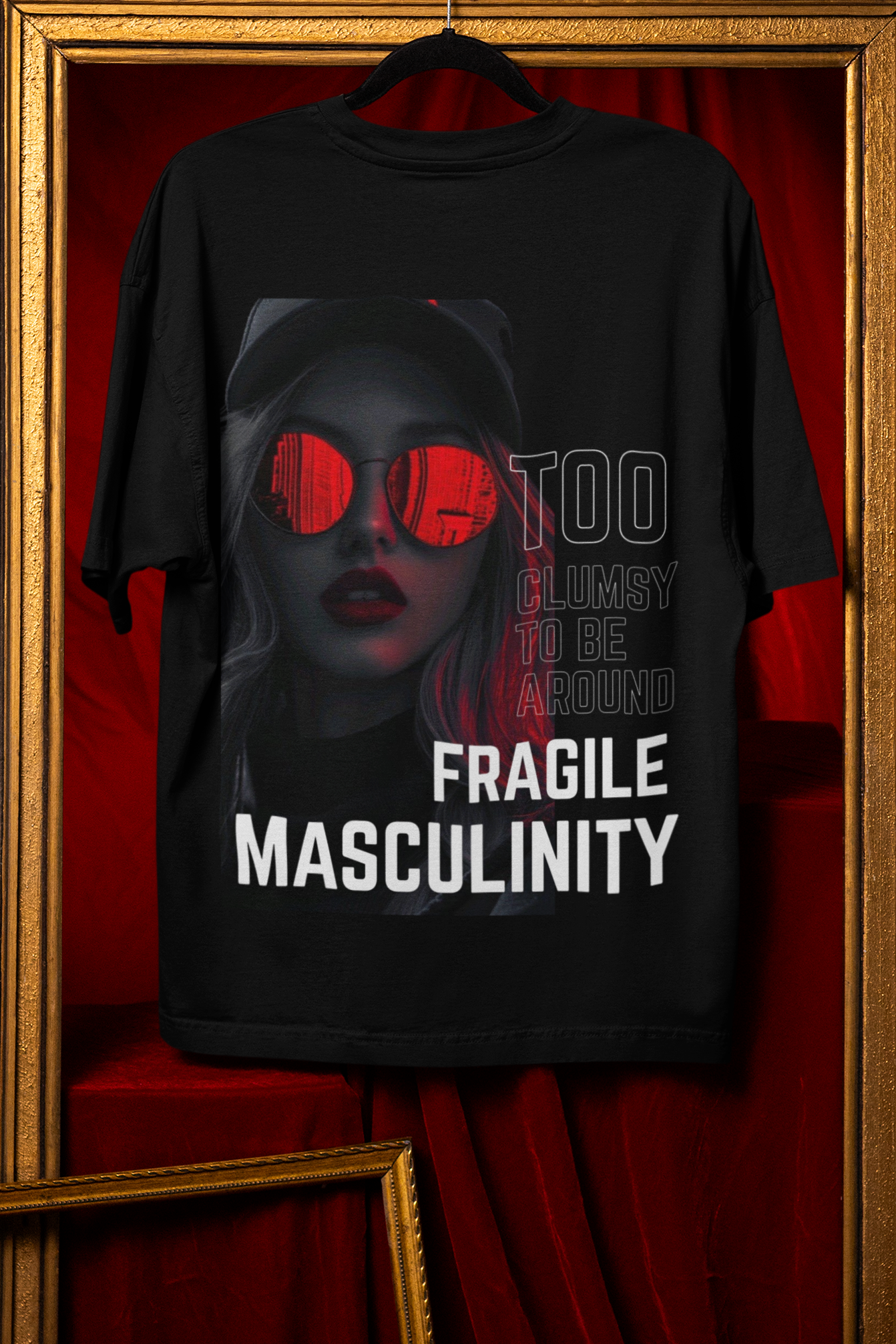 Fragile Masculinity - Powerful Feminist Oversized T-shirt