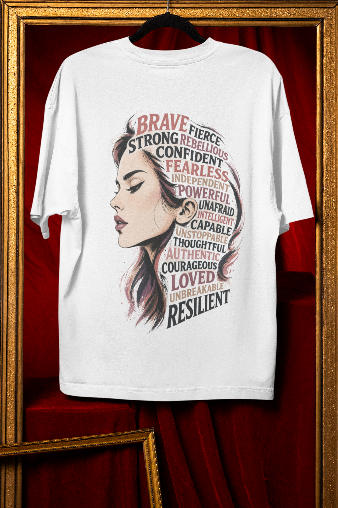 Brave Women - Powerful Feminist Oversized T-shirt