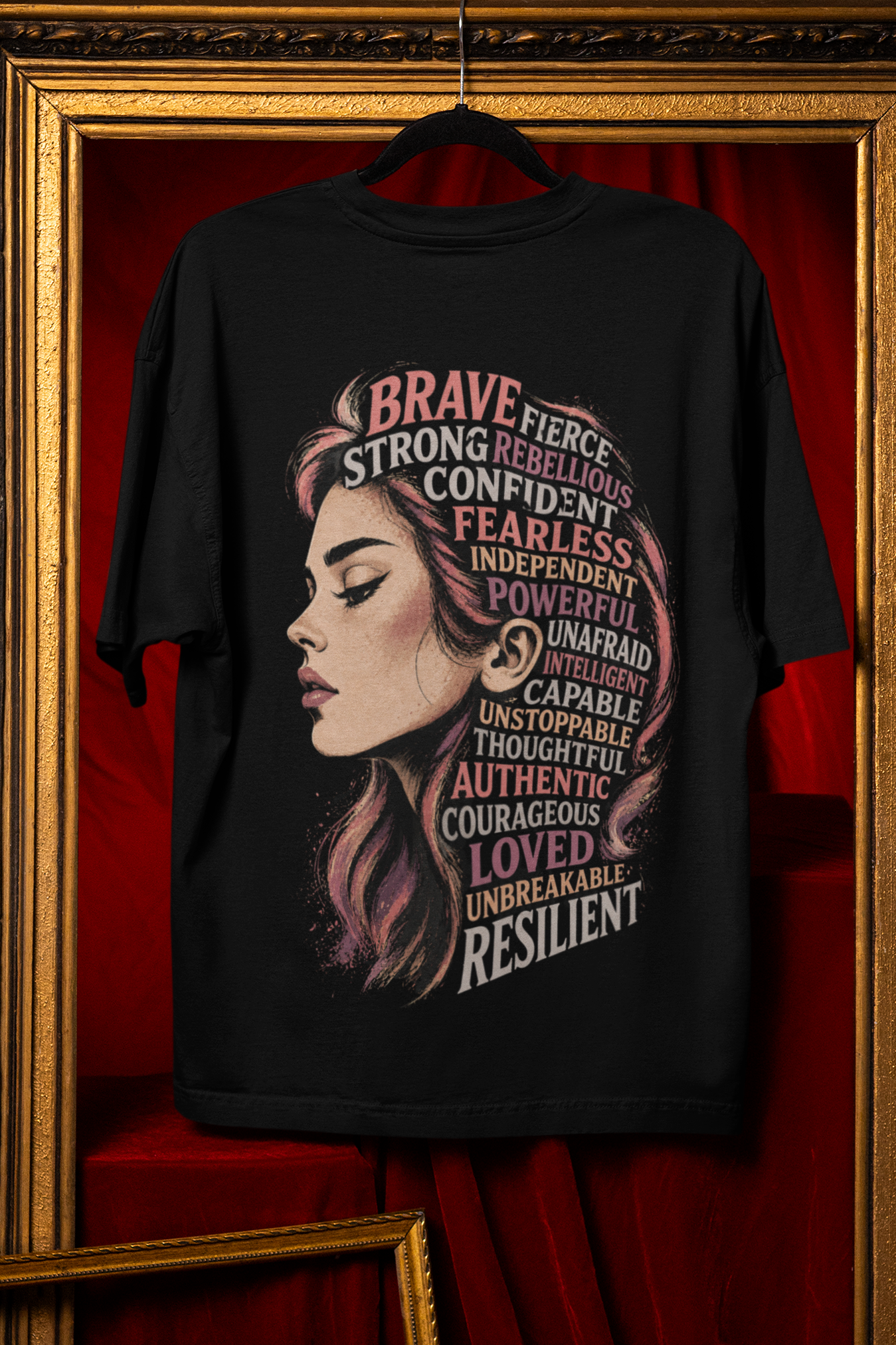 Strong Women Rise - Powerful Feminist Oversized Tshirt
