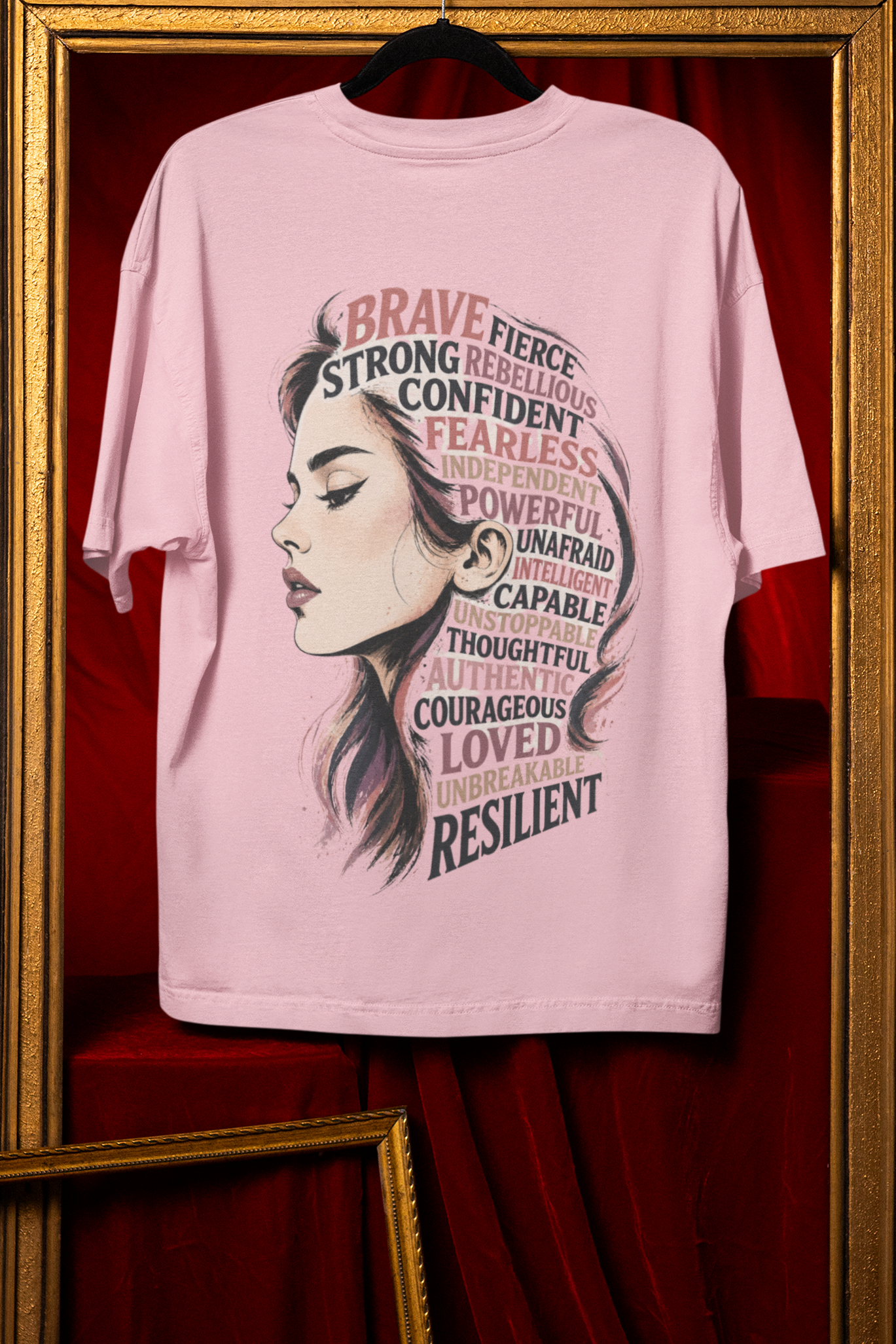 Brave Women - Powerful Feminist Oversized T-shirt