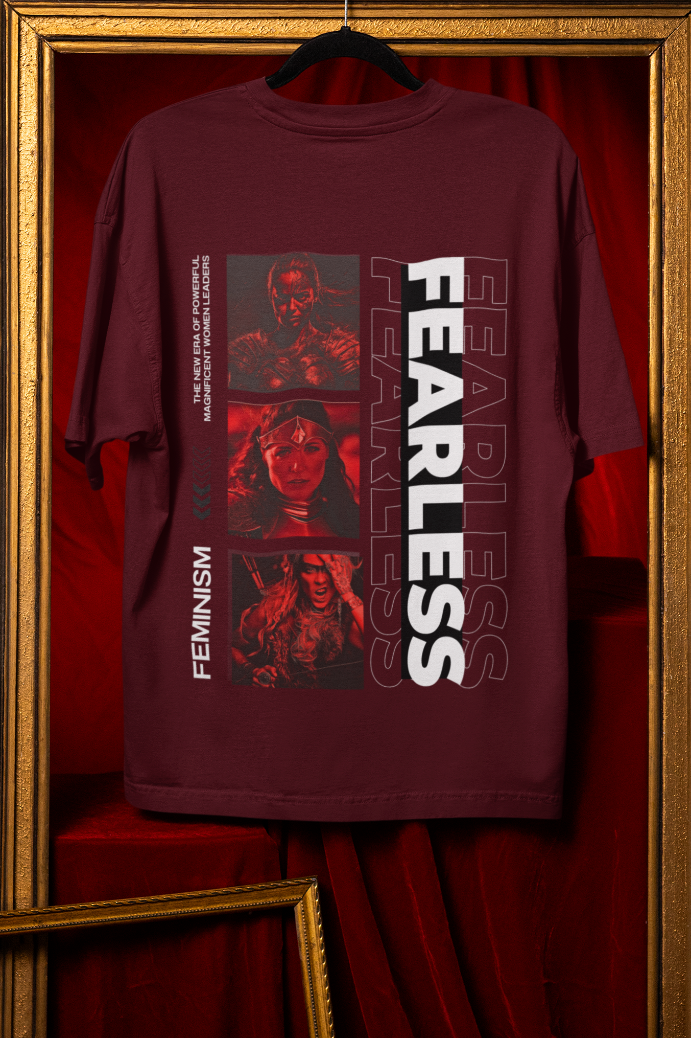 Fearless - Powerful Feminist Oversized T-shirt
