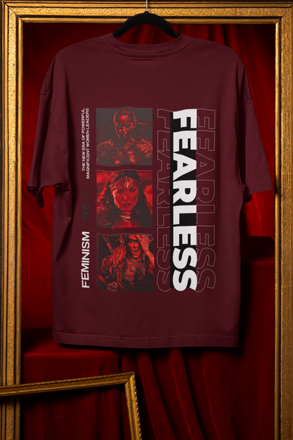 Fearless - Powerful Feminist Oversized T-shirt