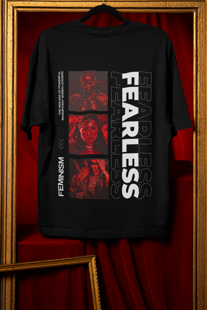 Fearless - Powerful Feminist Oversized T-shirt