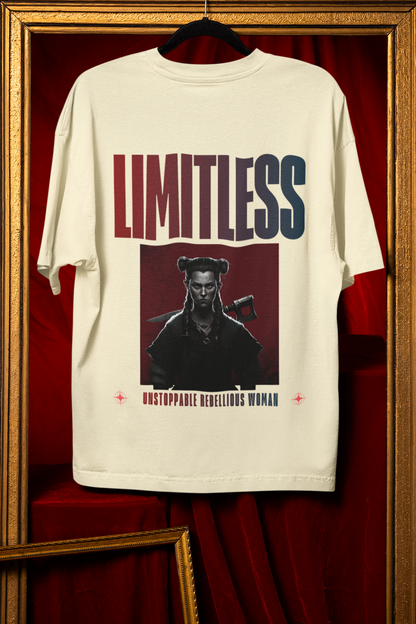 Limitless - Powerful Feminist Oversized T-shirt