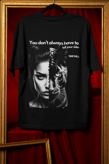 Time Will - Powerful Feminist Oversized T-shirt