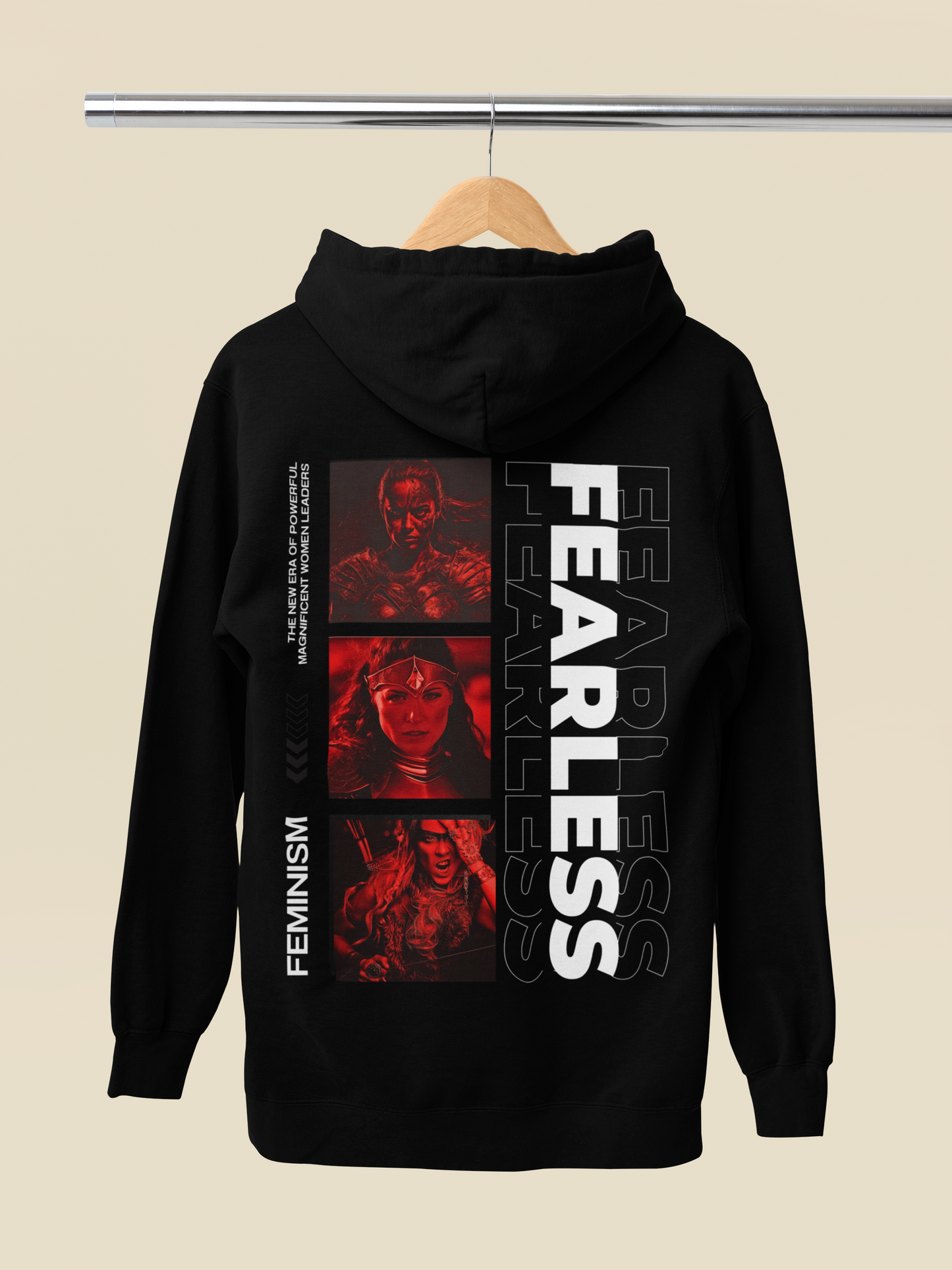 Fearless | Oversized Unisex Hoodie