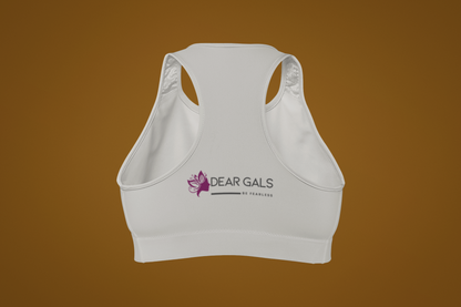 Sweat Fight Repeat | Strong Feminist Sports Bra