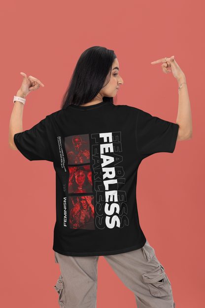 Fearless - Powerful Feminist Oversized T-shirt