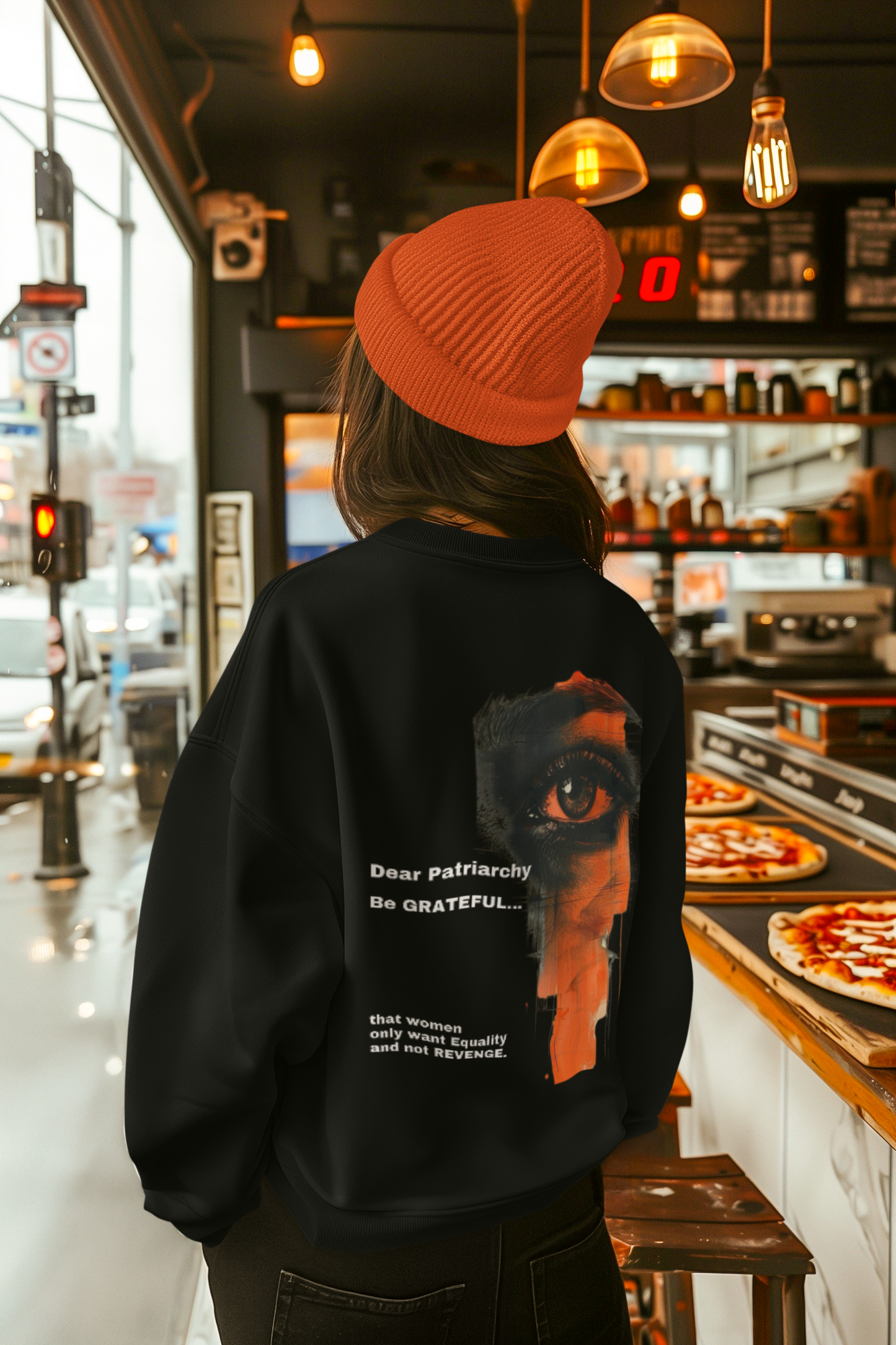 BE GRATEFUL-Oversized Premium Comfort Sweatshirt