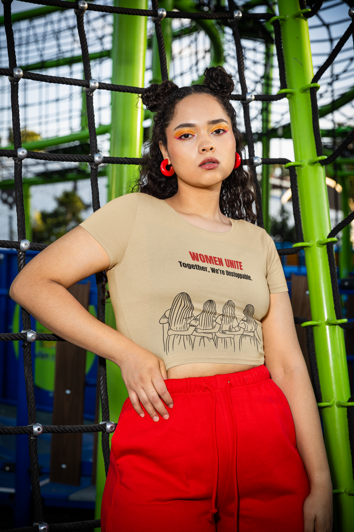 We are Unstoppable | Feminist Women's Crop Top