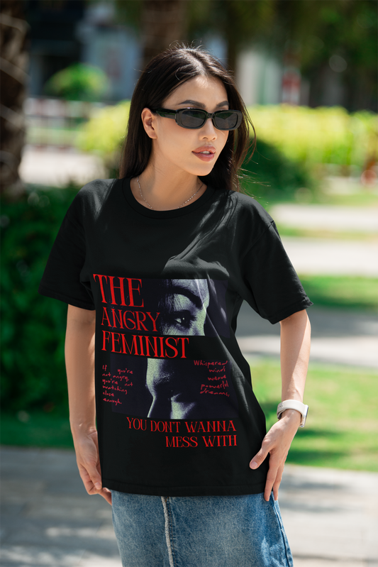 Angry Feminist | Oversized Premium Tshirt, Sweatshirt, Hoodie