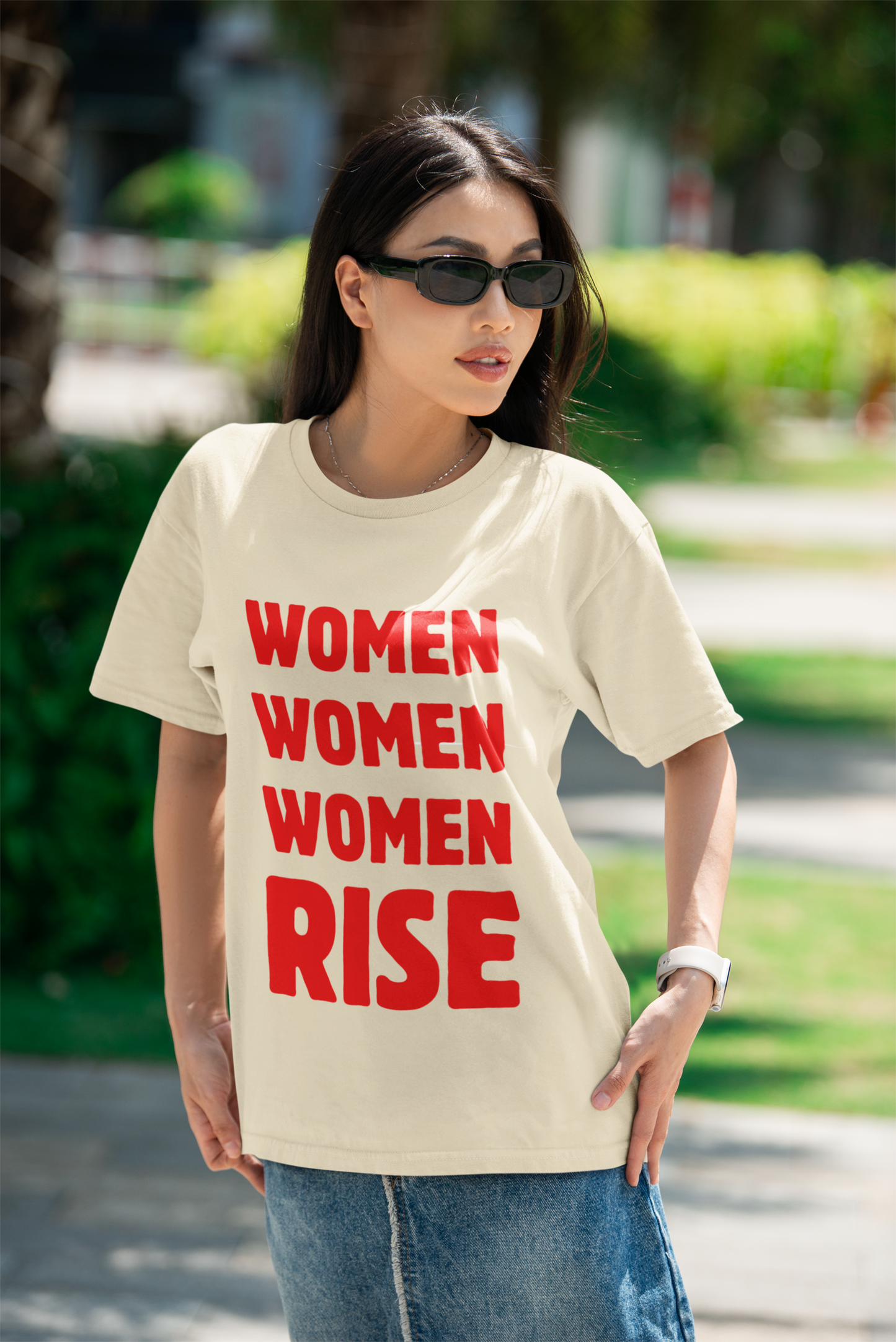 Rise - Premium Feminist Oversized T-shirt
