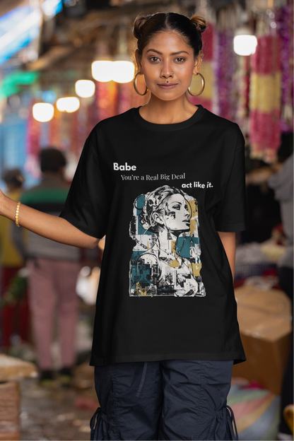 Act Like It - Premium Feminist Oversized T-shirt