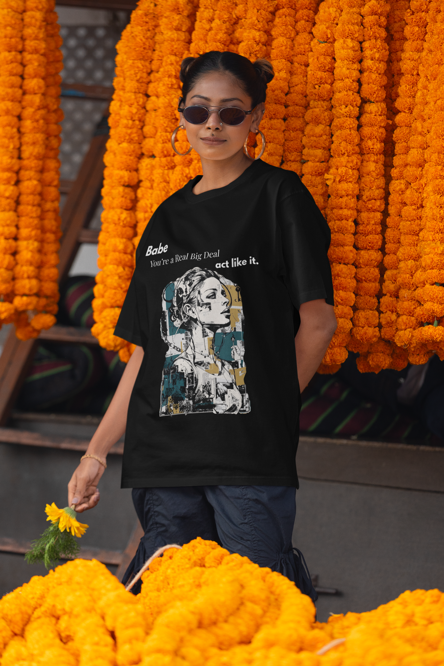 Act Like It - Premium Feminist Oversized T-shirt