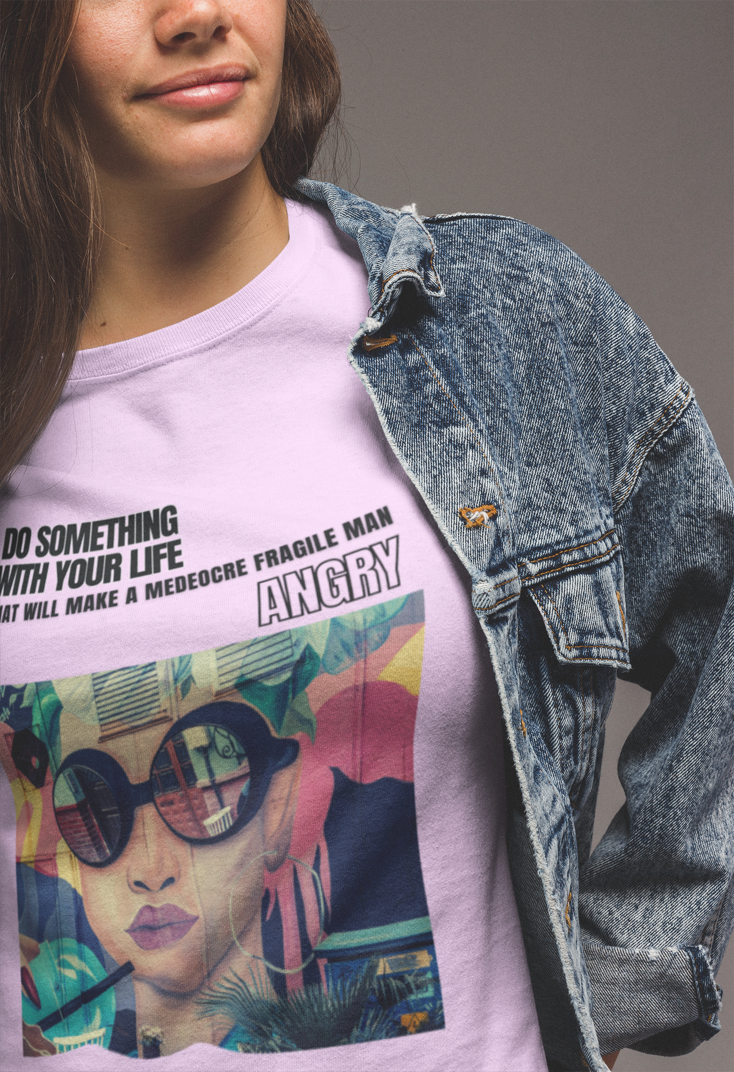Funny Feminist T-shirt - Angry