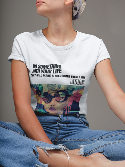 Funny Feminist T-shirt - Angry