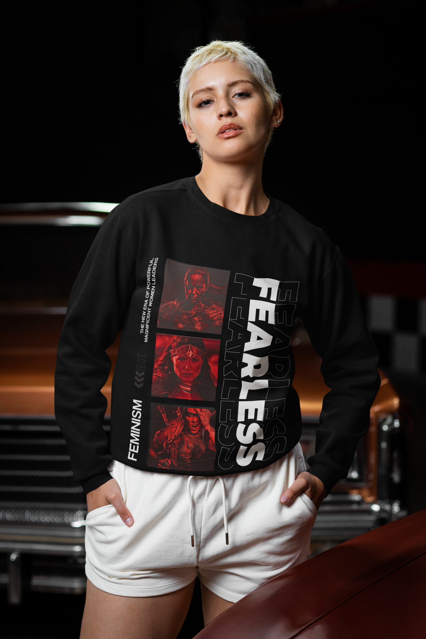 Fearless | Oversized Unisex T-shirt, Sweatshirt & Hoodie