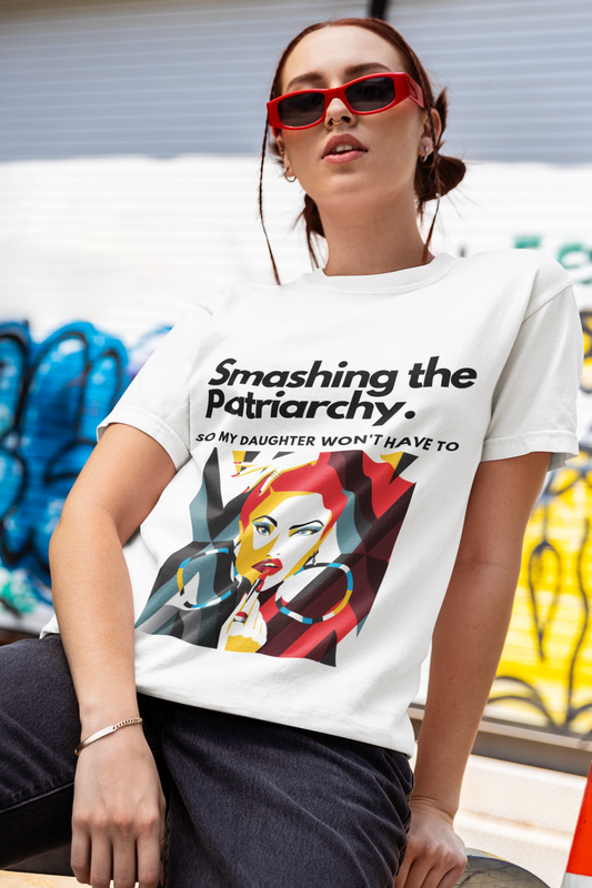Smashing Patriarchy | Feminist Oversized Unisex T-shirt