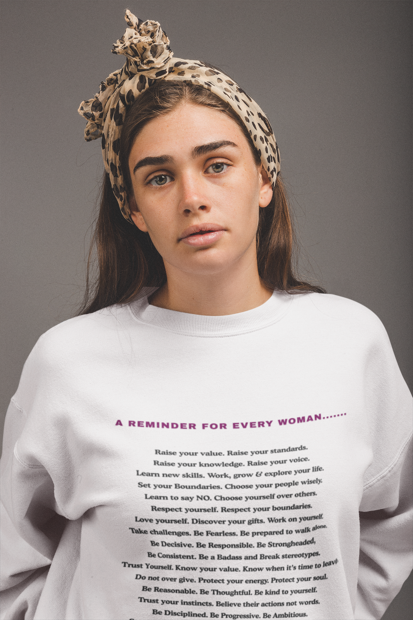 Every Woman-Bold Comfort Unisex Sweatshirt