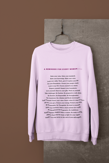 Every Woman-Bold Comfort Unisex Sweatshirt