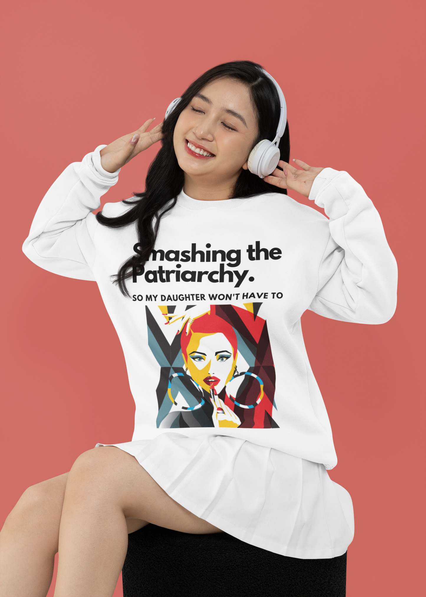 Smashing Patriarchy | Feminist Oversized Unisex T-shirt