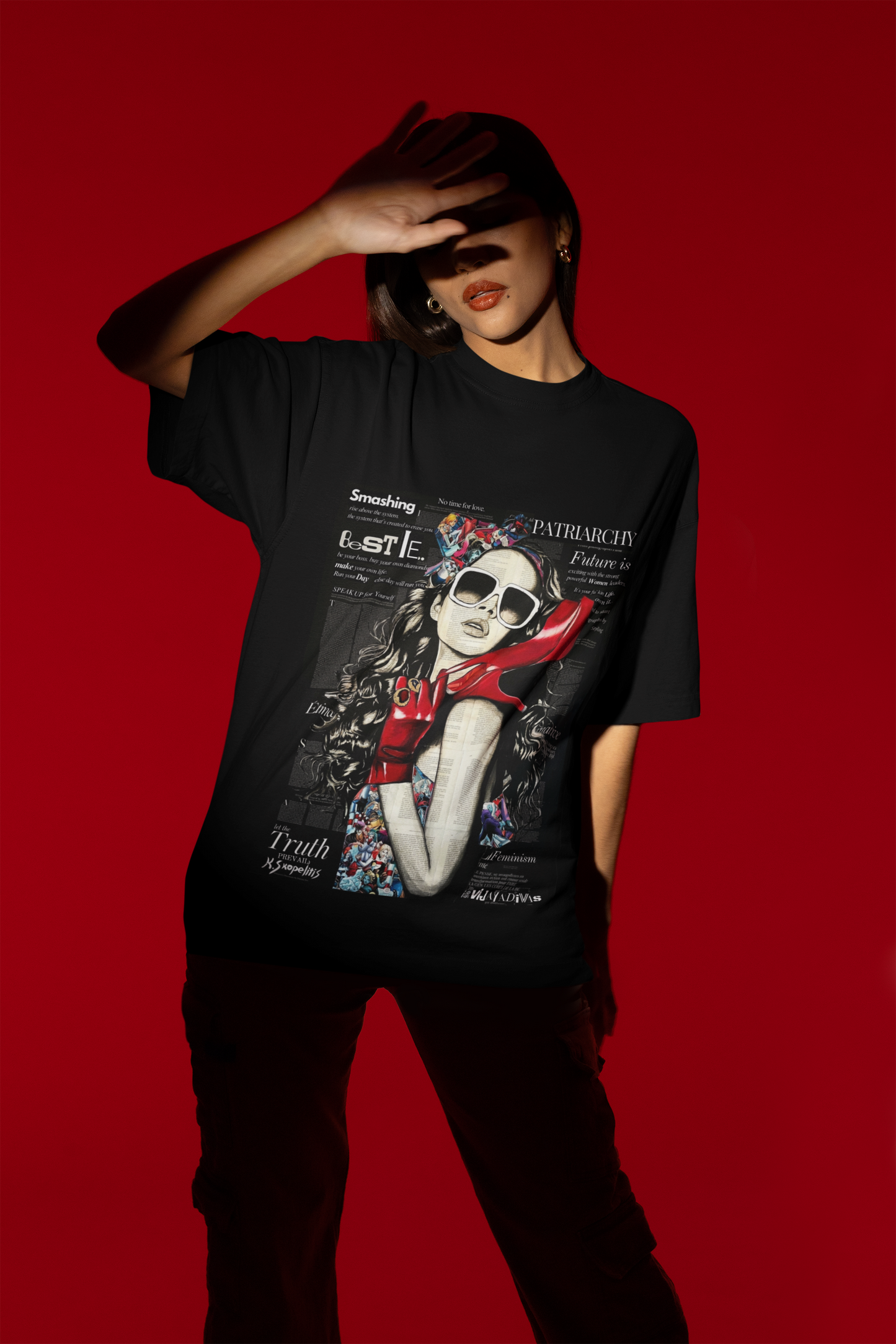 Smash Patriarchy | Feminist Oversized Unisex T-shirt