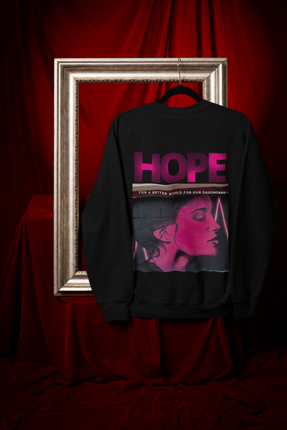 HOPE Full Back Print-Oversized Premium Comfort Sweatshirt