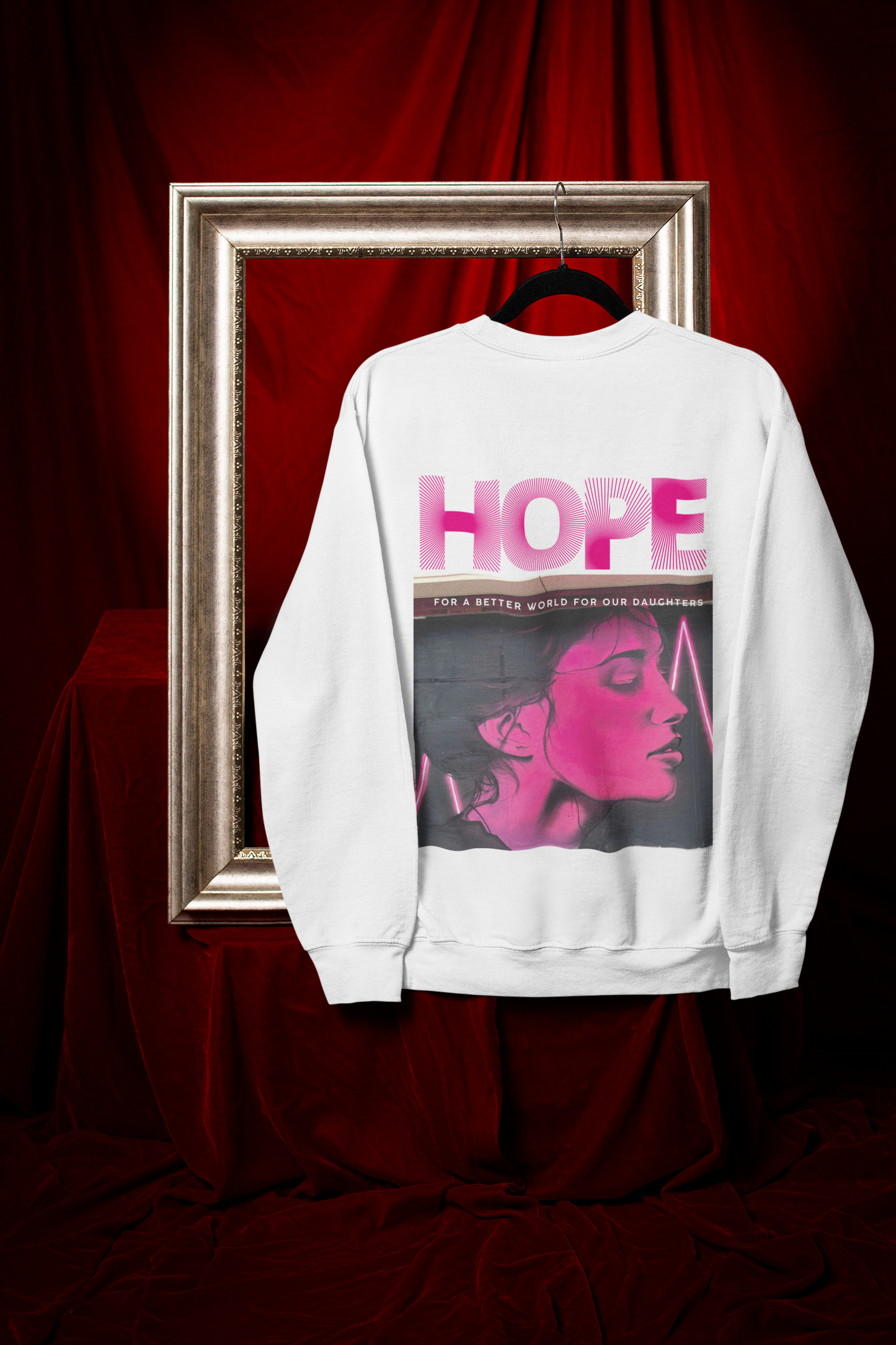 HOPE Full Back Print-Oversized Premium Comfort Sweatshirt