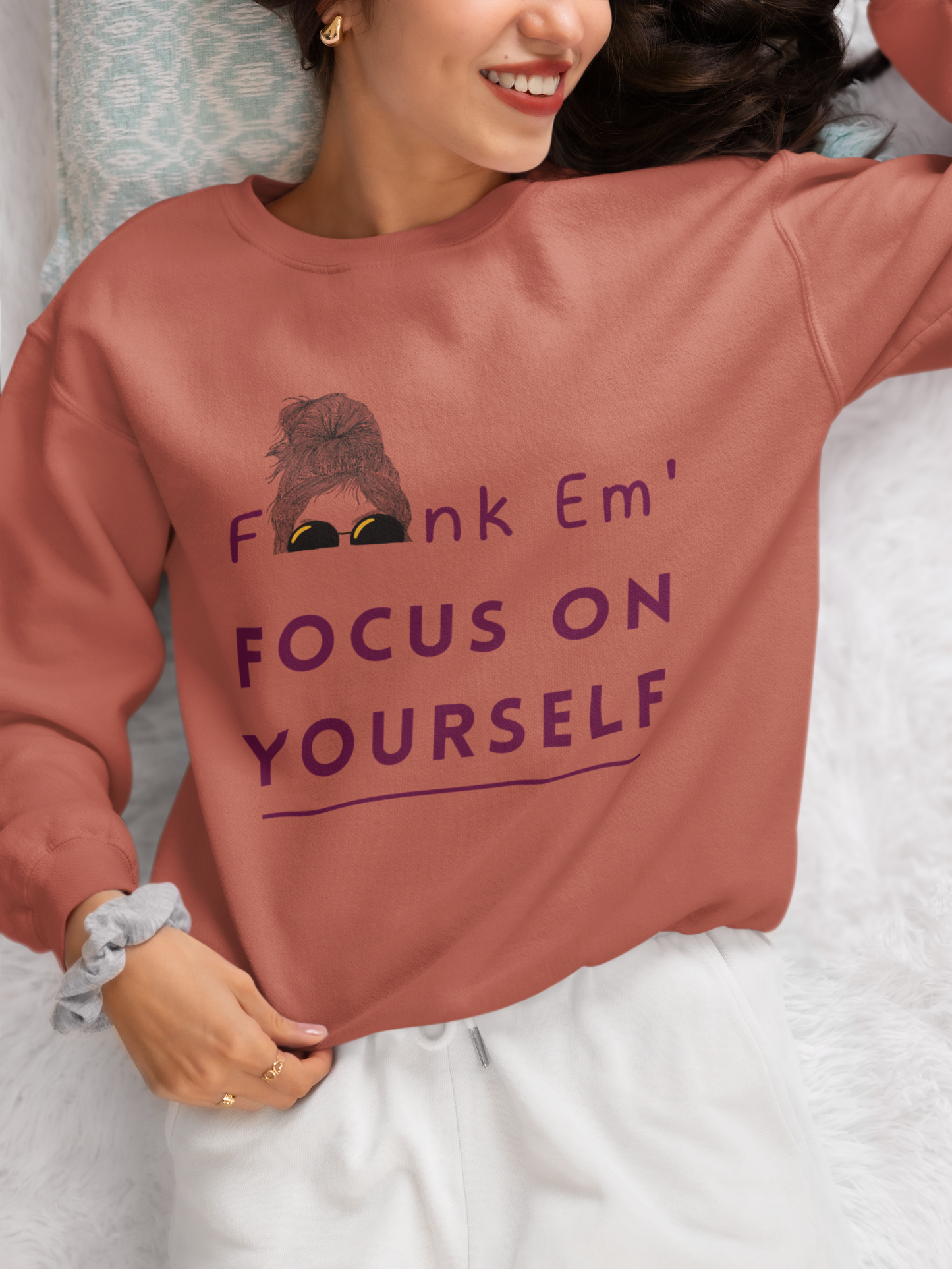 Foon'k em-Bold Comfort Unisex Sweatshirt