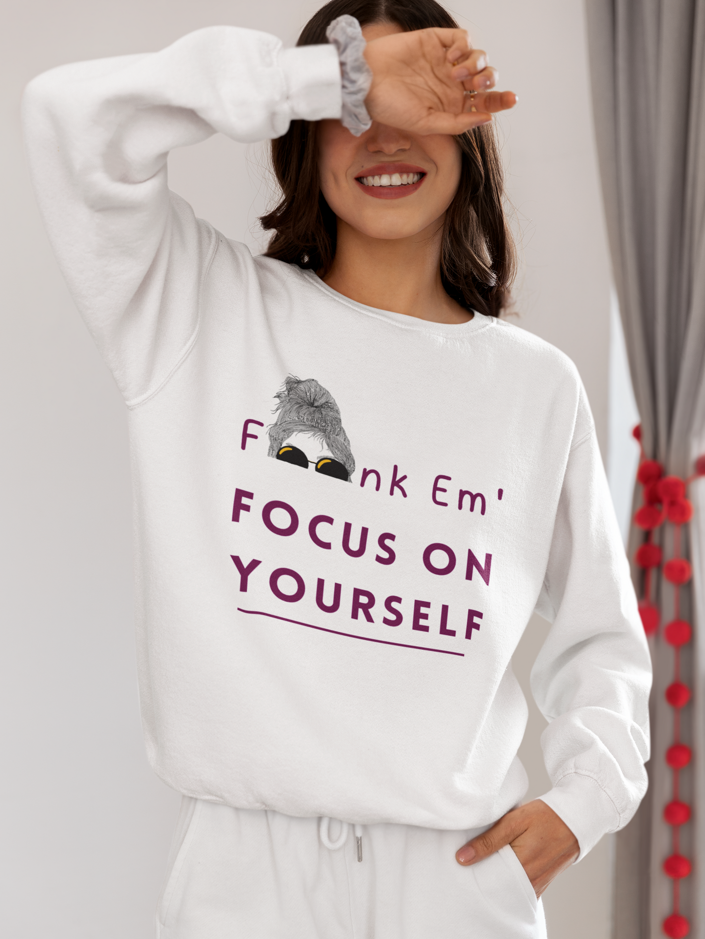 Foon'k em-Bold Comfort Unisex Sweatshirt