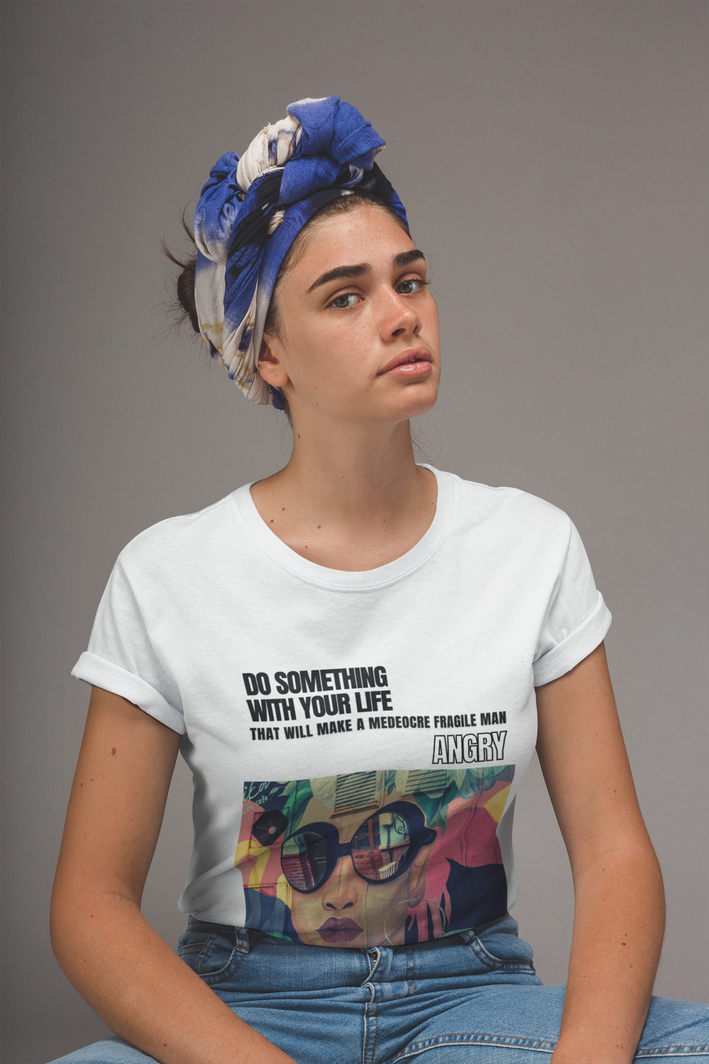 Funny Feminist T-shirt - Angry
