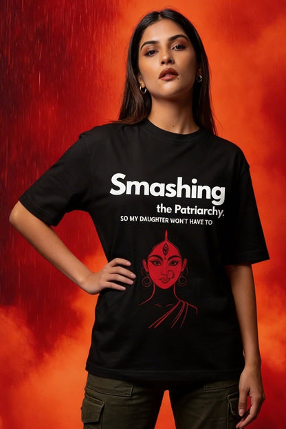 Smash Patriarchy | Feminist Oversized Unisex T-shirt