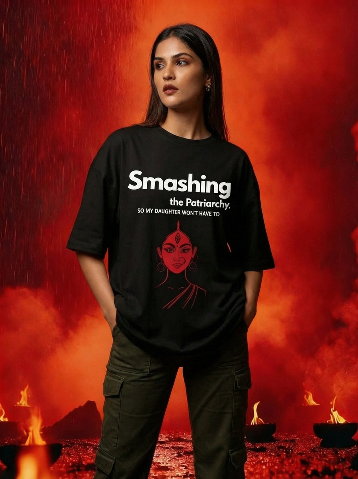 Smash Patriarchy | Feminist Oversized Unisex T-shirt
