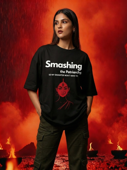 Smash Patriarchy | Feminist Oversized Unisex T-shirt