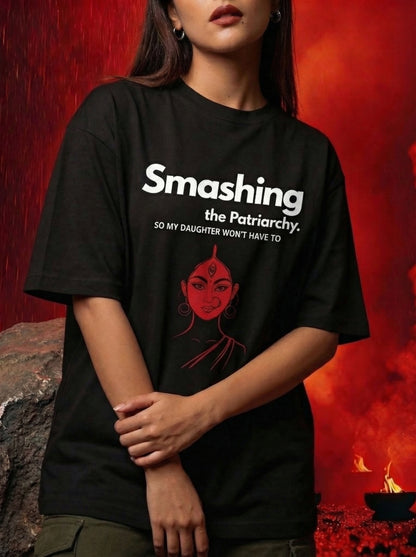 Smash Patriarchy | Feminist Oversized Unisex T-shirt
